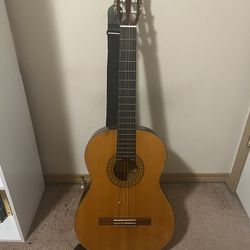 Nylon Acoustic Guitar With Case And Belt