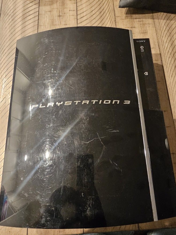 Sony PlayStation 3 Fat PS3 CECHE01 Backward Compatible 80GB Console Only Tested