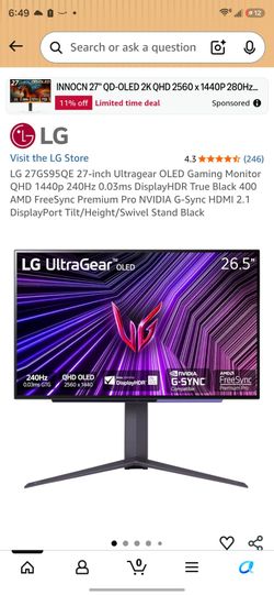 LG oled monitor 1440p