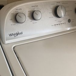 Whirlpool Washer And Dryer Large Capacity In Newer Condition. Heavy Duty! Well Taken Care Of 