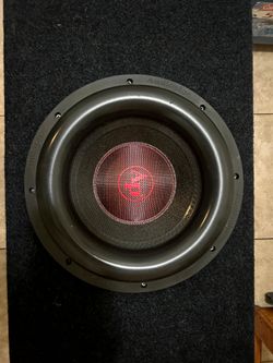 1,200 watt rms /2,400 Watt peak Subwoofer Audio pipe with ported box