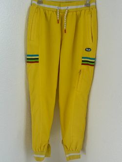 Born Fly Streetwear Joggers - Yellow - Size S