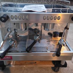 Brand New Estella Caffè Commercial Espresso Machine – 2 Group