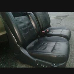 Leather Black Power Heated Front Seats Infiniti Nissan