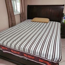 Queen Bed with Headboard & Mattress