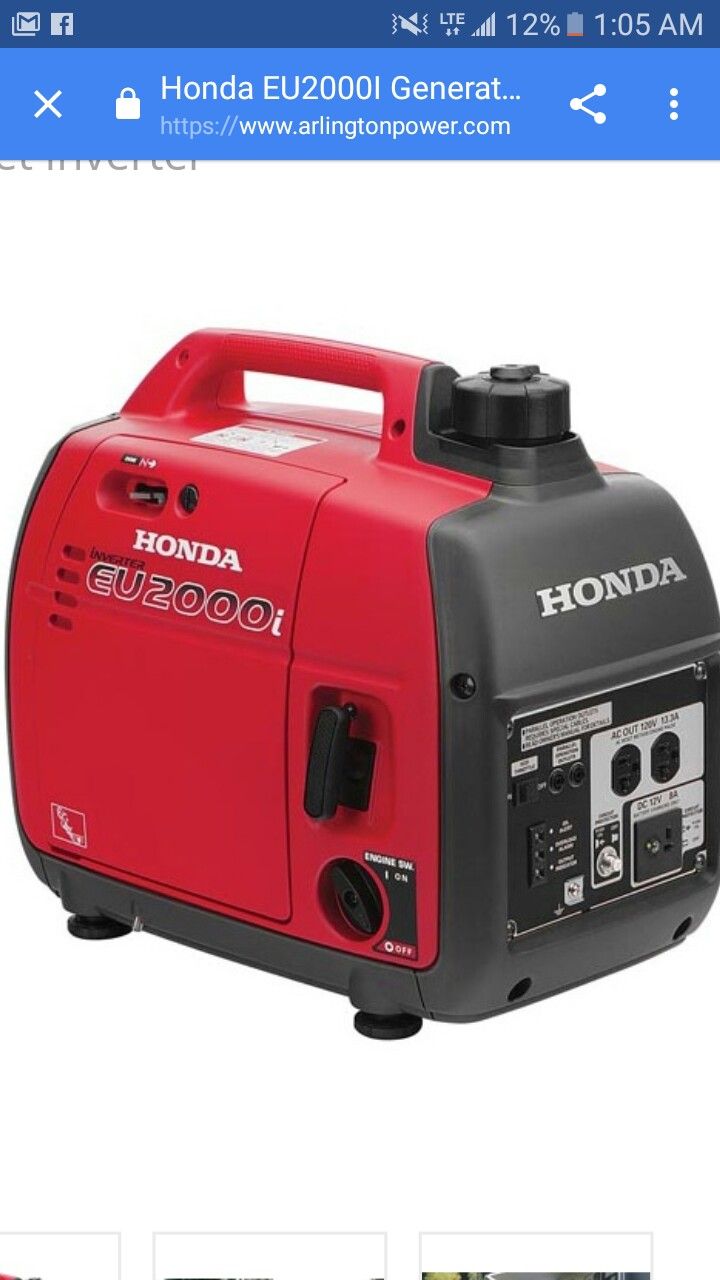 Honda 2000i inverter gererator