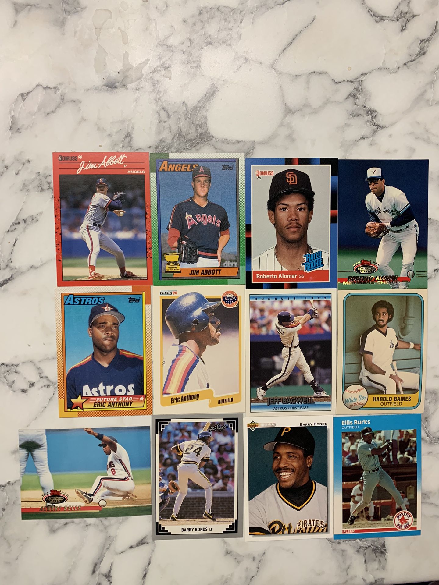Baseball Cards Lot Of 49 - Rookies & Stars NMT/MT