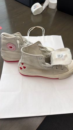 Girls Heart Converse Sneakers