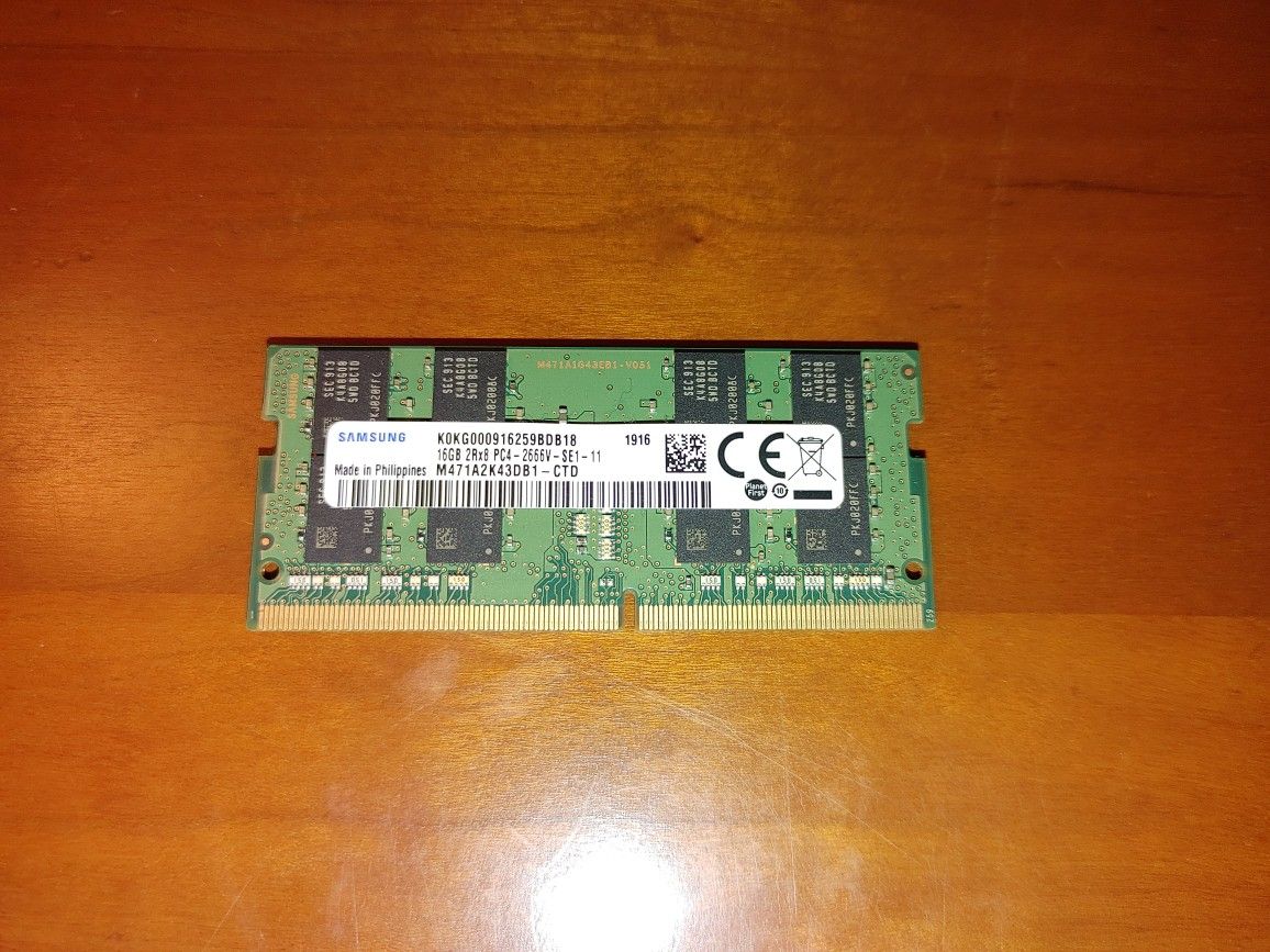 Samsung 16GB DDR4 SODIMM
