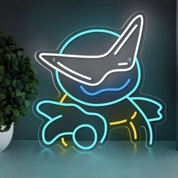 Neon Sign for Wall Decor, Neon Sign Anime for Bedroom, USB Dimmable Neon Light Birthday Gifts for Kids Home Store Game Room Party 15.7" × 14.5"