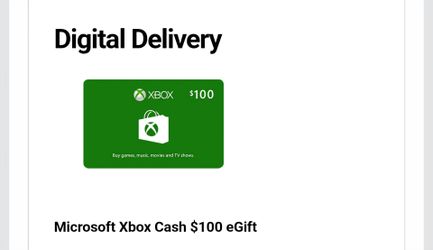 Xbox EGift Card