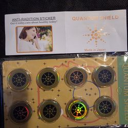 8 stickers pack Quantum Shield Anti Radiation 8 stickers pack