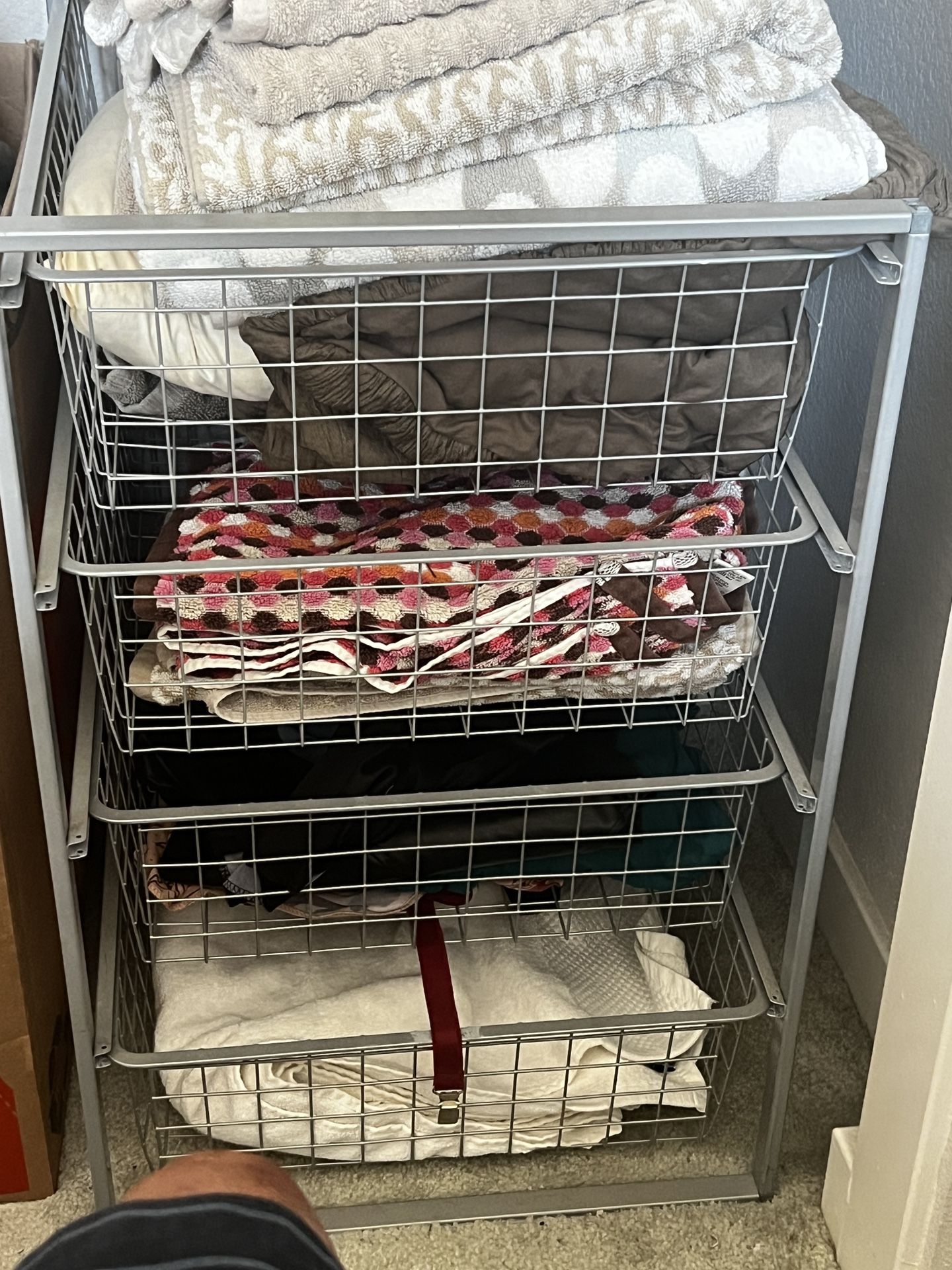 IKEA Used Grey Jonaxel Storage Combination