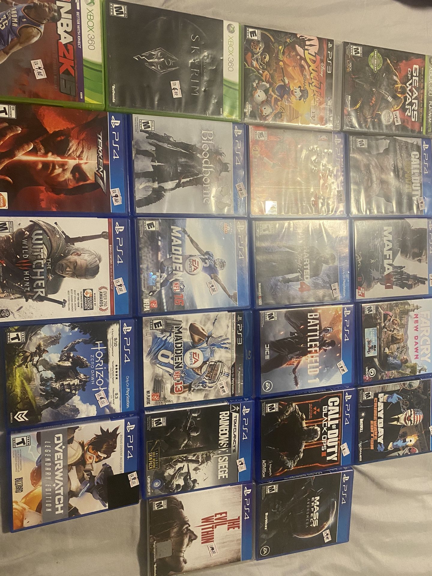 Make Me Offer $$$ PS4 Games Great Condition