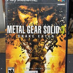 $17 Metal Gear Solid 3 PS2