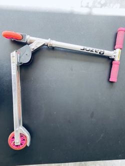 Pink razor scooter