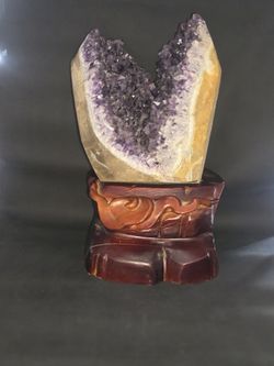 Amethyst Heart Shaped Geode