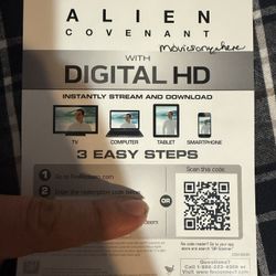 Alien Covenant 4K digital 