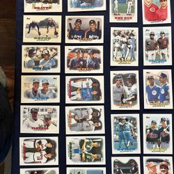 25 Card Topps Leaders 1987 Lot