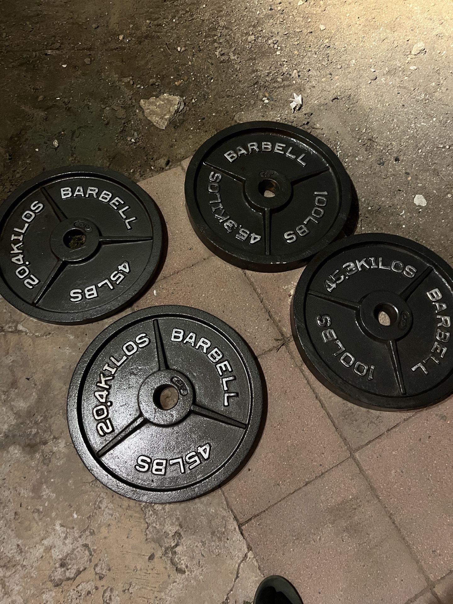 Olympic Plates + Barbell