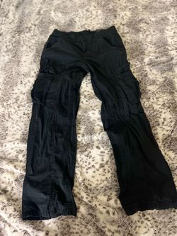 Black Utility Cargo Pants