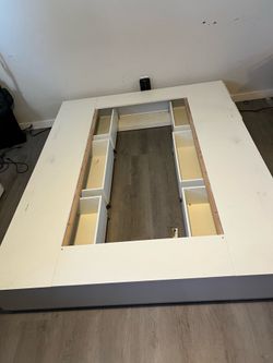 FREE IKEA queen bed frame
