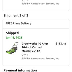 Green works Mower  And Yard Master Extension Cord