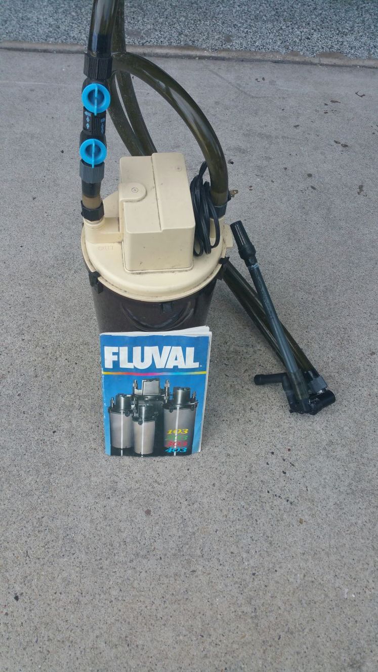 Fluval 403 Aquarium Canister Filter Complete With Manual