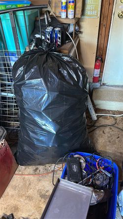 giant bag of cans