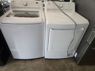 Lg Washer And Dryer Set Electric Topload