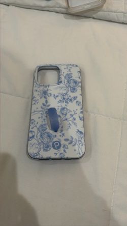 Blue floral  loopy iPhone 16 pro max case
