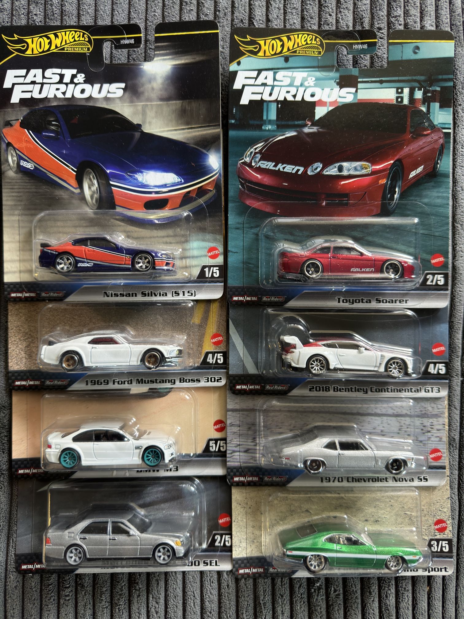 Fast & Furious Premium Hotwheels