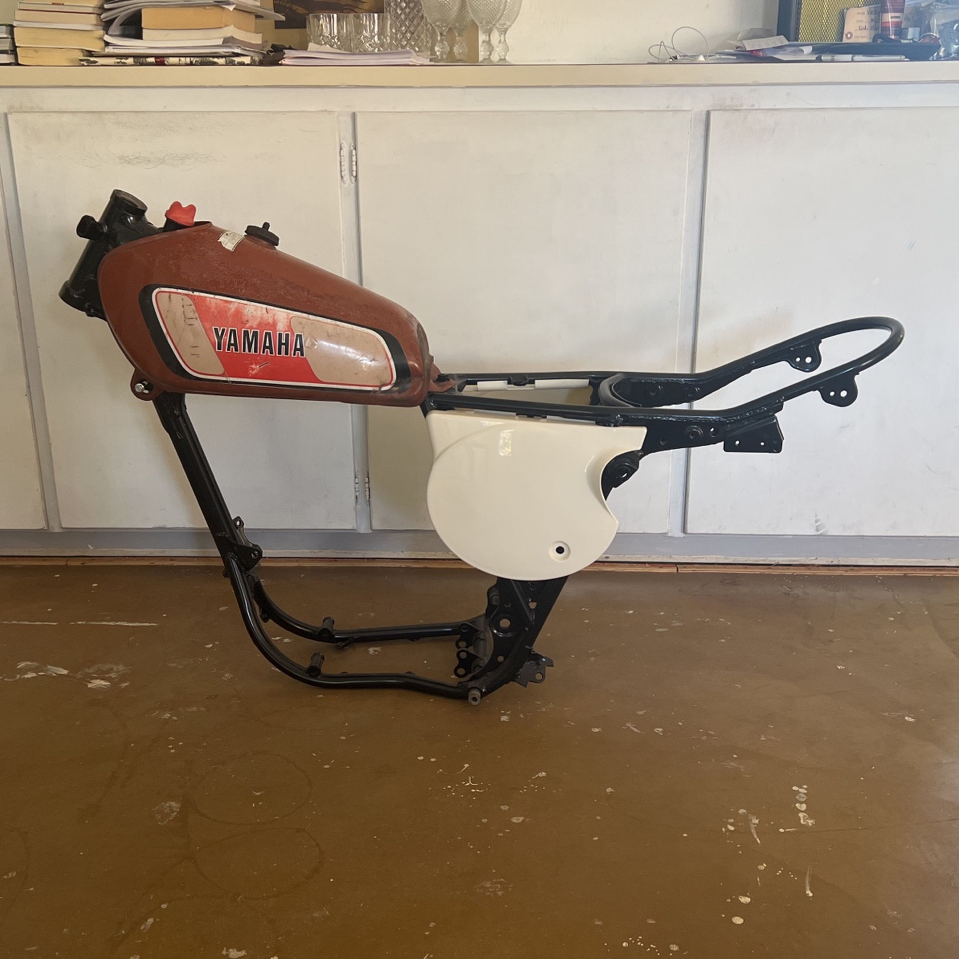 XT500 Powder coated Frame Yamaha