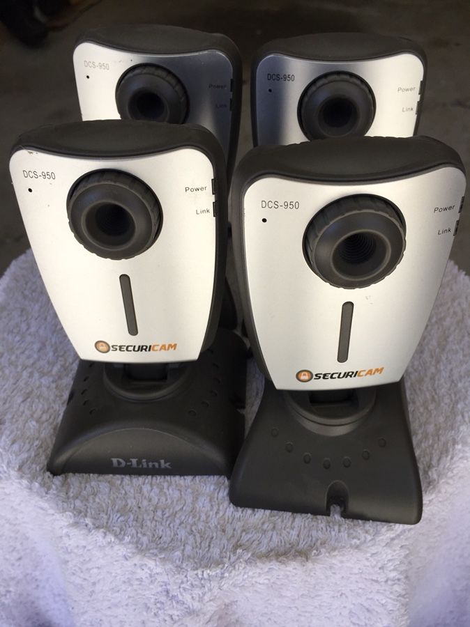 D-Link DCS-950 internet cameras set of 4