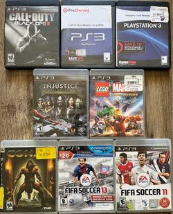 PS3 Sony PlayStation games $10-$20