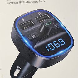 CAR FM Transmitter and charger 