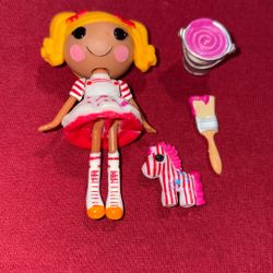 Lalaloopsy Mini Doll Spot Splatter Splash & Friend & Items