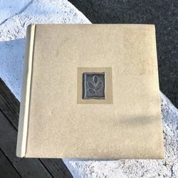 New*👉🏻Cute Photo Album 9x8.75” 50 Double Pages Beige (Silver Lake)