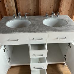 Bath Vanity Cabinet With Top And Back Splash 