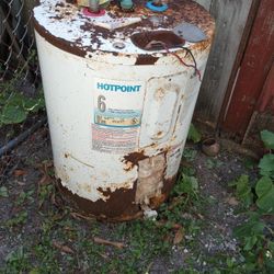 Scrap Metal Water Heater Tank