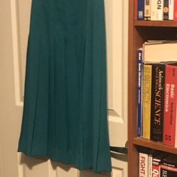 Valerie Stevens Teal Skirt 10