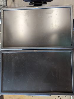 2 Dell 24" 1080p Monitors (No Stands)