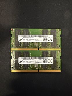 Micron 32GB DDR4-3200 Laptop RAM Kit – 2x16GB SODIMM