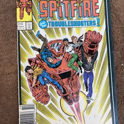 Spitfire And The Trouble Shooters Marvel Comics #1 October 1986.