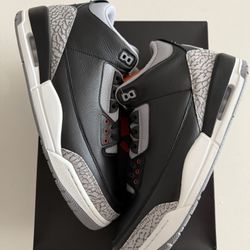 Jordan 3 Black Cement Size 13 