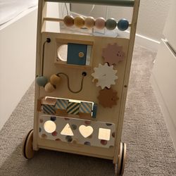 Tinyland Wooden Baby Walker 