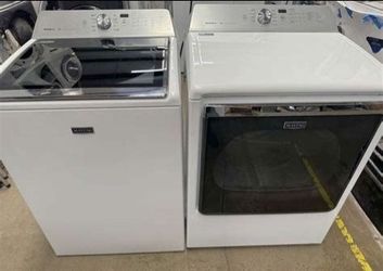 🐈‍⬛🎃 BEAUTIFUL MAYTAG XL Washer and Dryer, Delivery Warranty