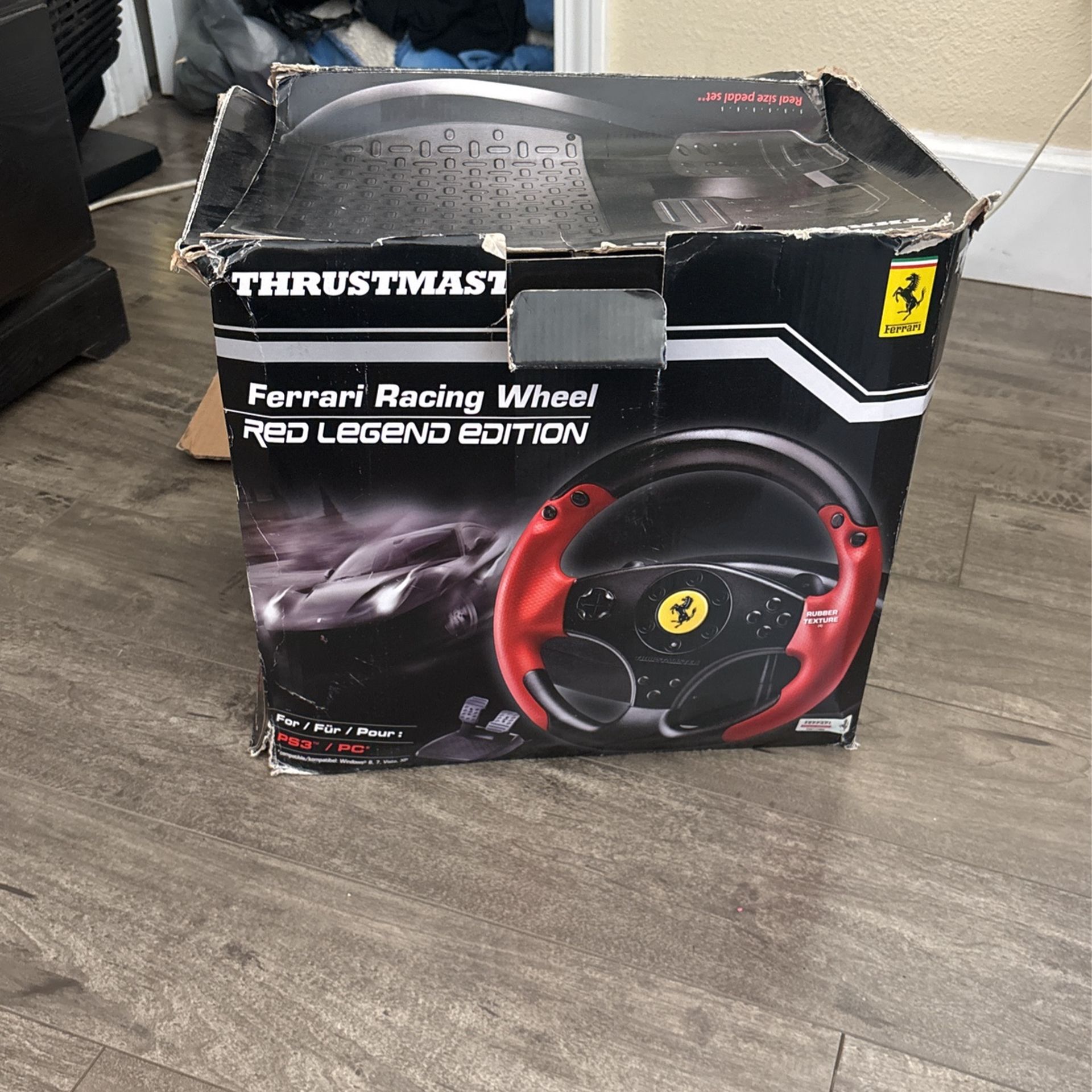 Thrustmaster Ferrari Racing Wheel! For Pc And PS3