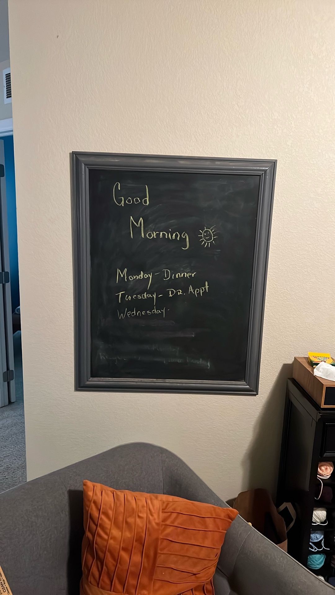 Chalkboard In Frame