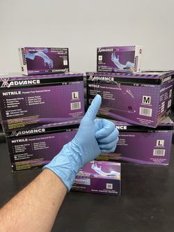 8 Mil Nitrile Exam Glove Powder And Latex Free 50 Pcs Per Box